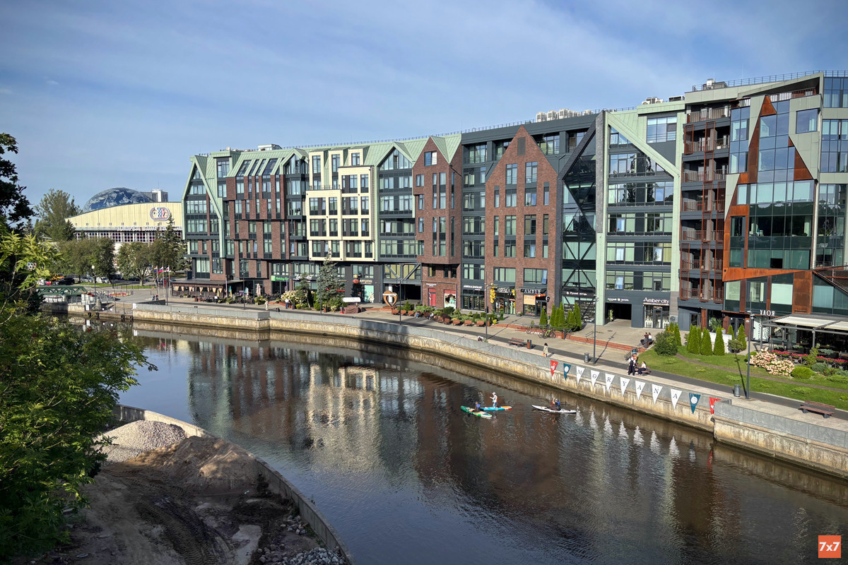 New residential buildings in Kaliningrad’s historic Lastadie district