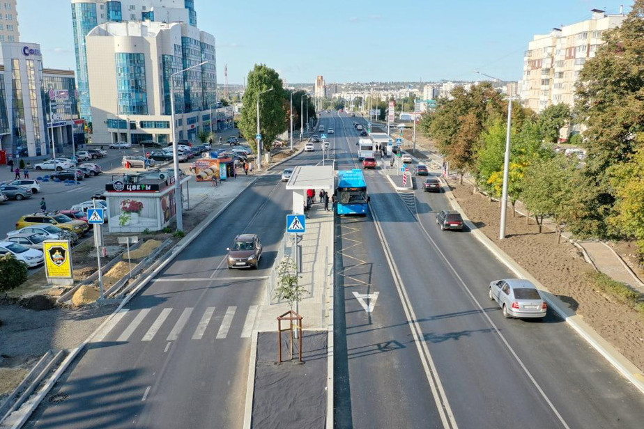 Улица Щорса после реконструкции
