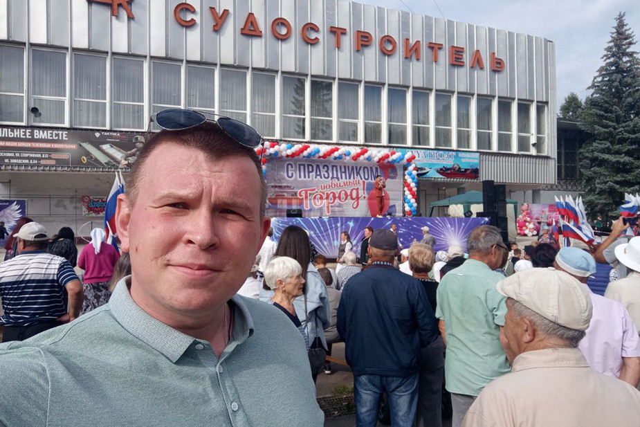 Никита Горелов. Фото: пресс-служба администрации Сосновского городского поселения / Telegram