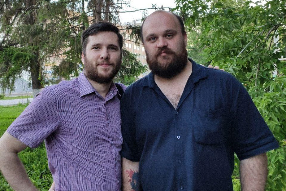 Один из гостей стрима Николай Каракин и Никита Мокроусов
