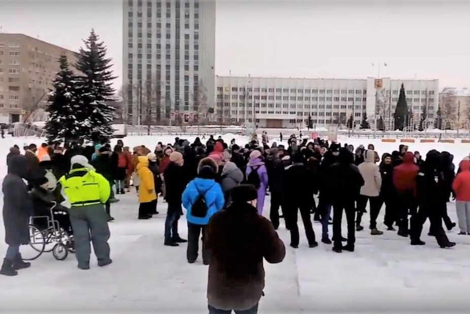 Митинг в Архангельске 12 декабря