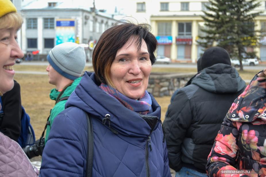 Активистка Елена Калинина
