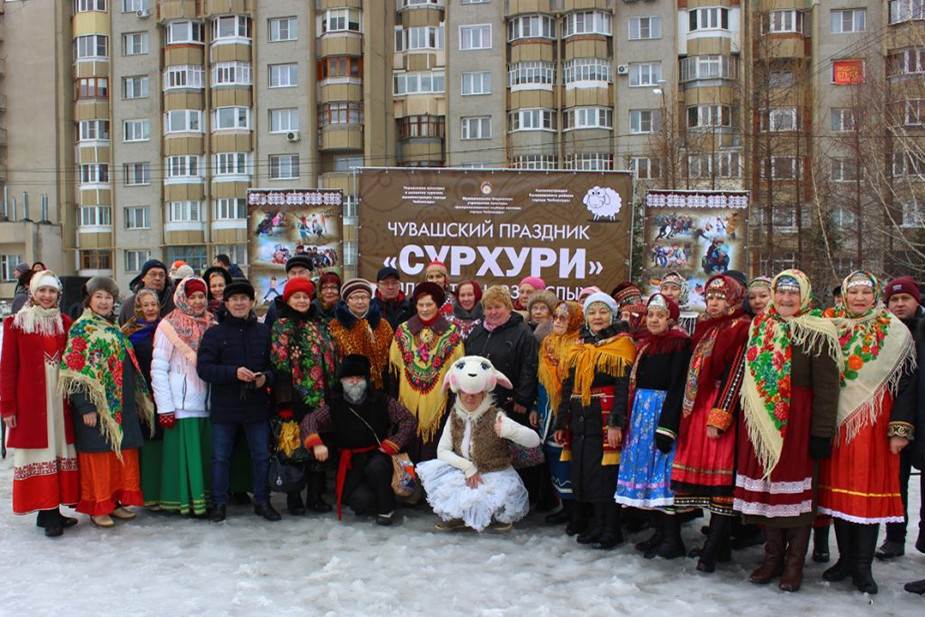 Празднование Сурхури в Чувашии