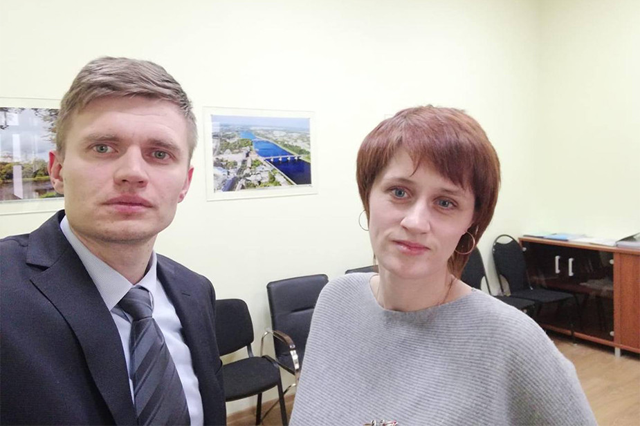 Любовь Кукушкина с замгубернатора Иваном Егоровым