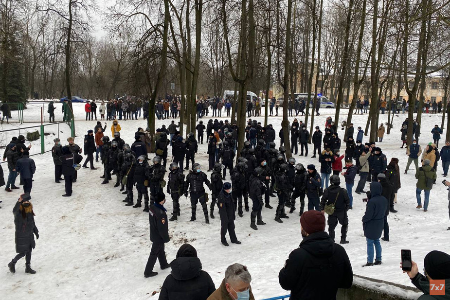Акция 23 января в Пскове