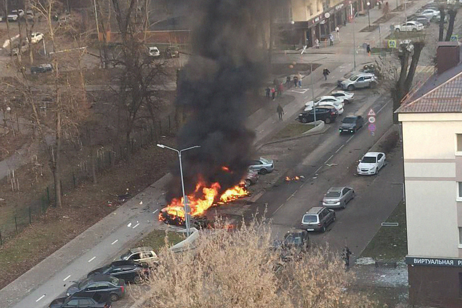 Последствия обстрелов Белгорода