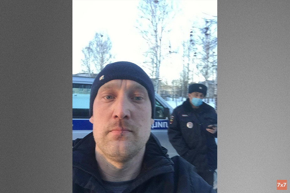 Максим Черкасов перед задержанием
