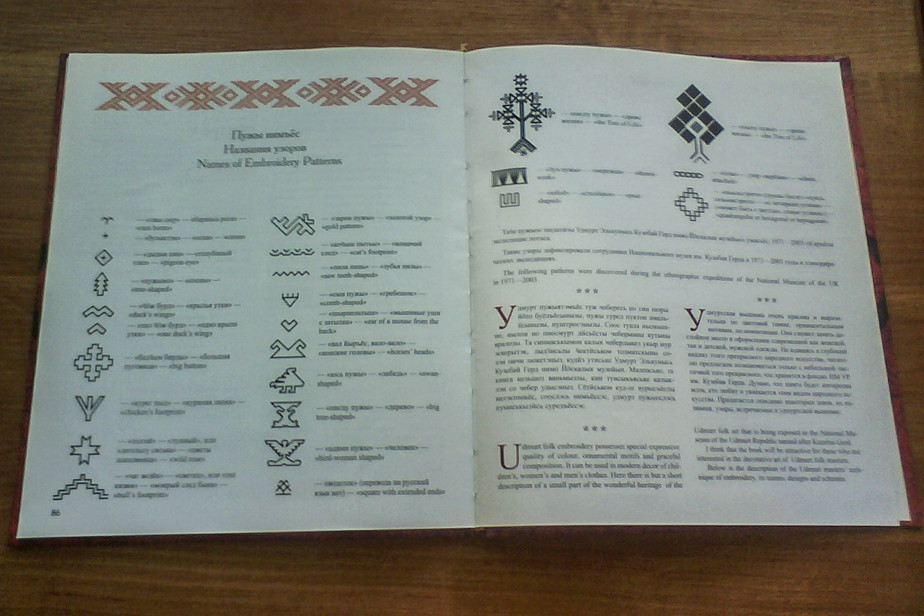 Книга «Удмуртская народная вышивка». Фото предоставлено Алексеем Герасимовым